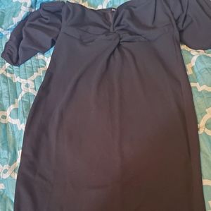 Boohoo black dress, 18